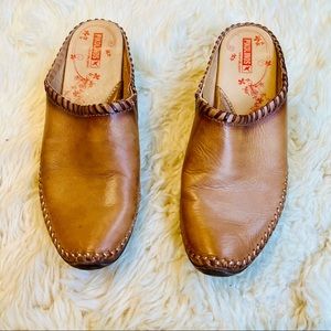 Pikolinos Tab Leather Mules from Spain - Size 39